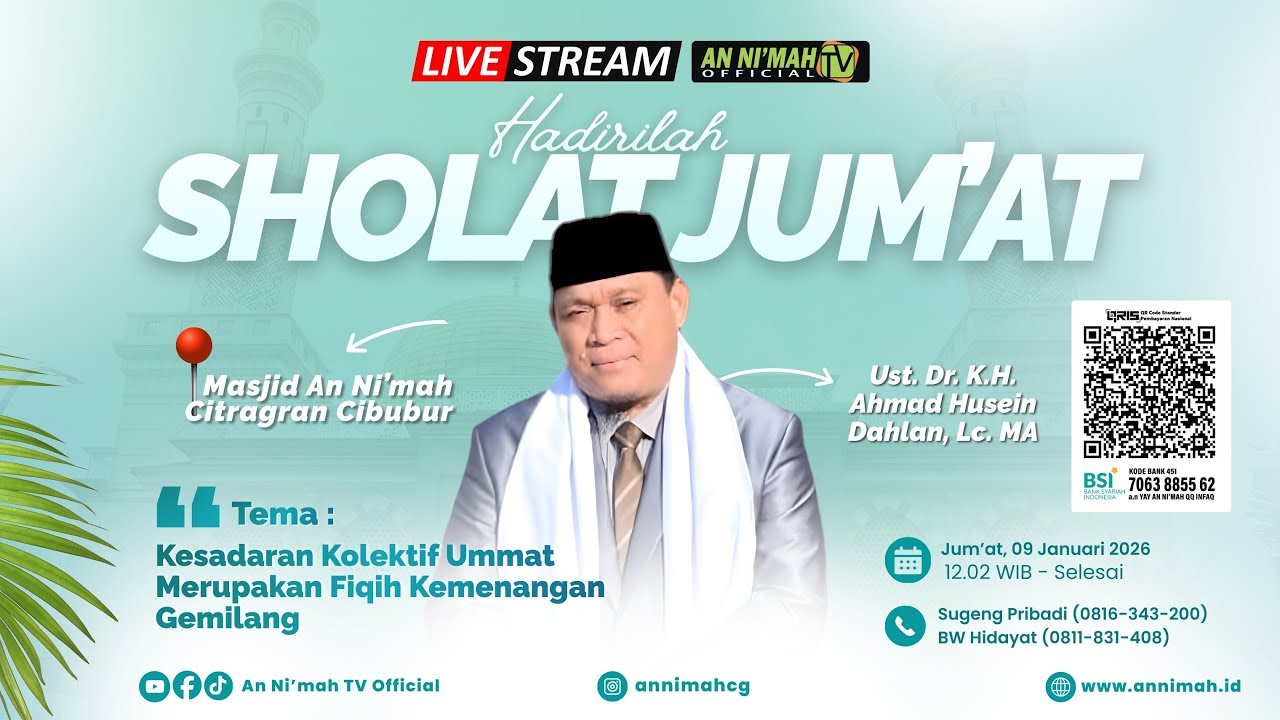 Kesadaran Kolektif Umat : Fiqih Kemenangan Gemilang | Ust. Dr. KH. Ahmad Husein D, Lc. MA | Khotib