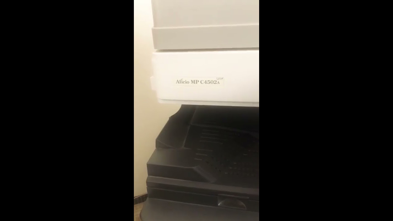 Ricoh Aficio Mp C4502 how to reset.