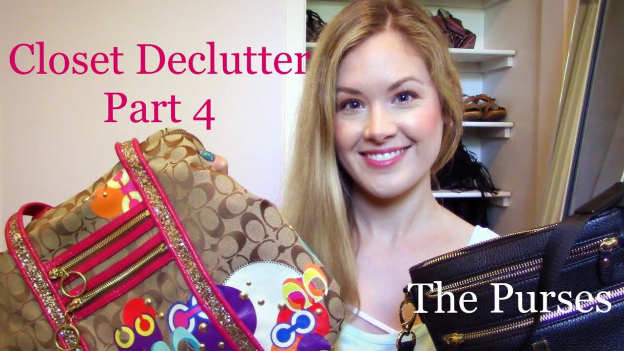 Closet Declutter Part 4: The Purses