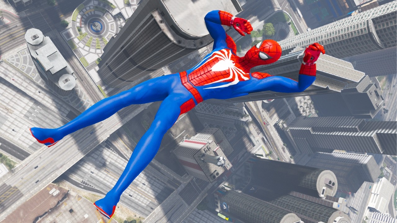 GTA 5 Spider-Man Ragdolls & Crazy Jumps/Fails | Euphoria Physics Funny Moments Compilation part #34