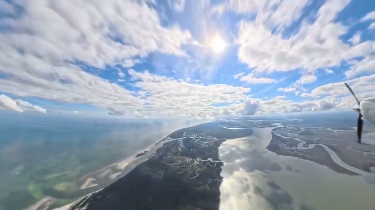 St Augustine to Jekyll Island Georgia Lunch Flight in a Piper Cherokee Six - Part 2