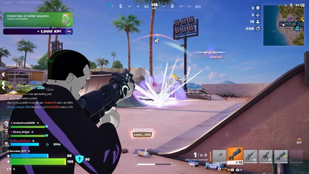 #Fortnite _6'kills
