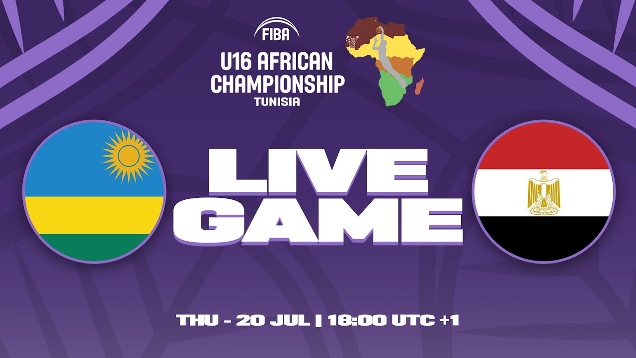 QUARTER-FINALS: Rwanda v Egypt | Full Basketball Game | FIBA U16 African Championship 2023