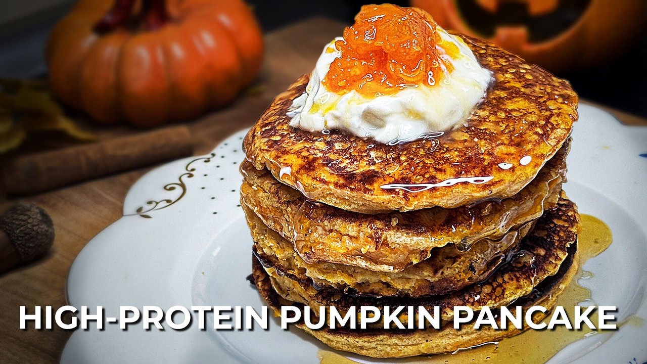High Protein Pumpkin Pancake 🥞🎃 | Healthy Breakfast & best for kids !