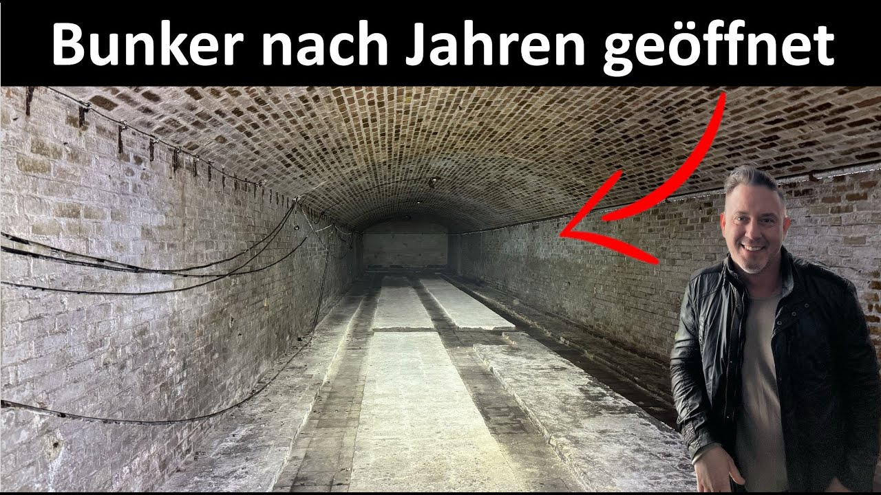 Weltkriegsbunker nach Jahren geöffnet. Absoluter Traumzustand!