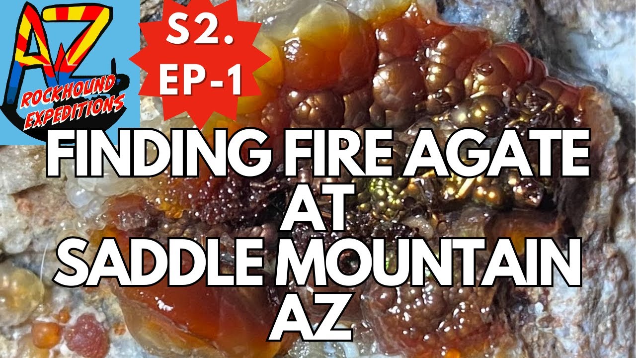 Finding Fire Agate at Saddle Mountain AZ