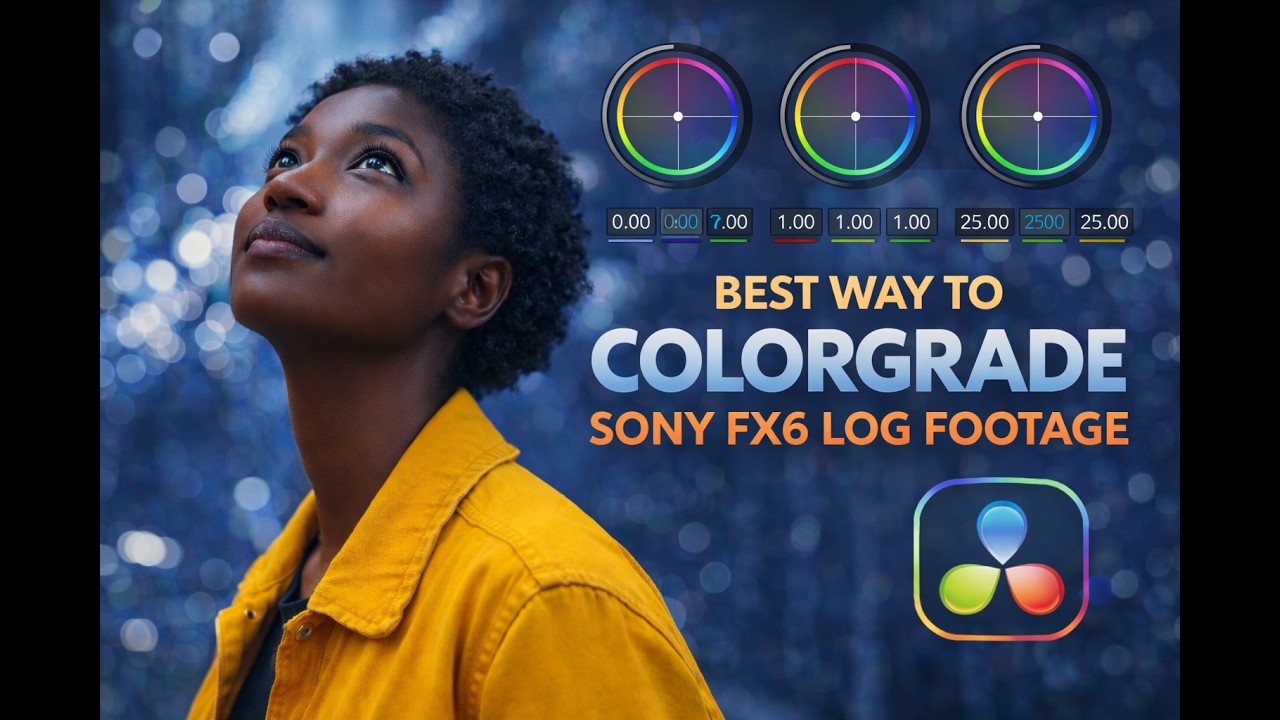 Cinematic Color Grading |  Sony FX6 in DaVinci Resolve