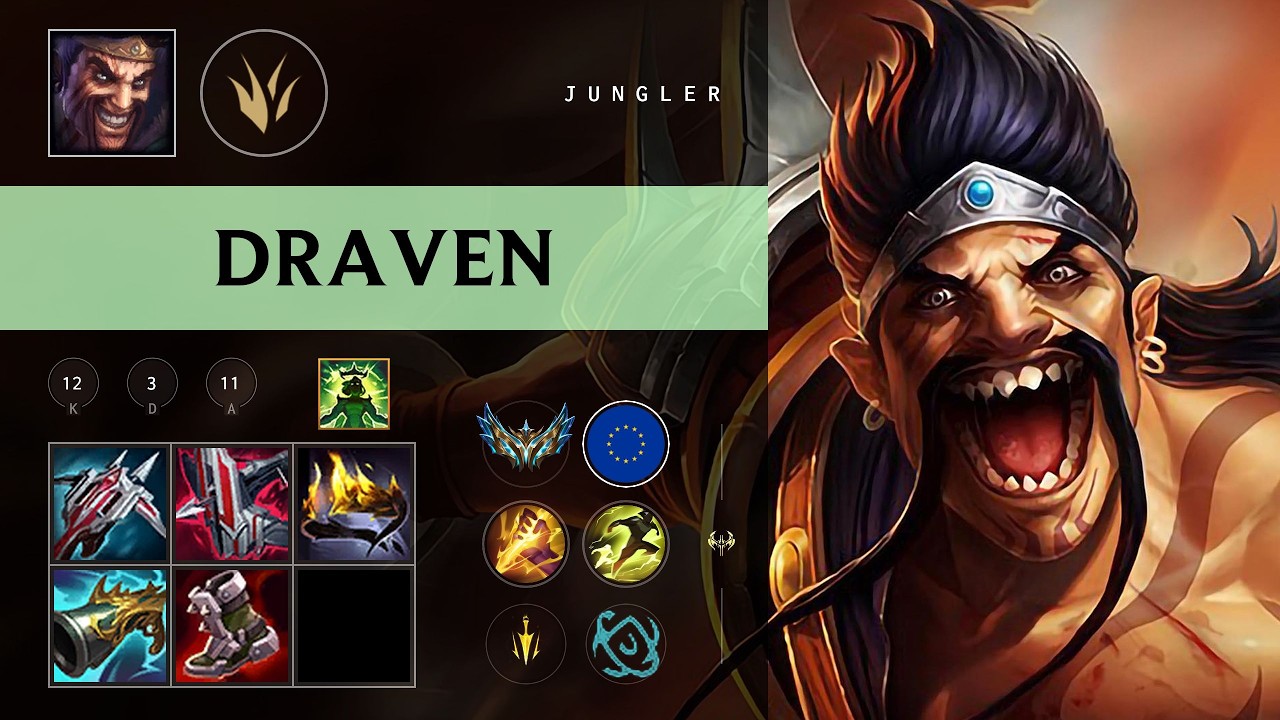 (Sheiden) Draven Jungle vs Talon - EUW Challenger Patch 26.10