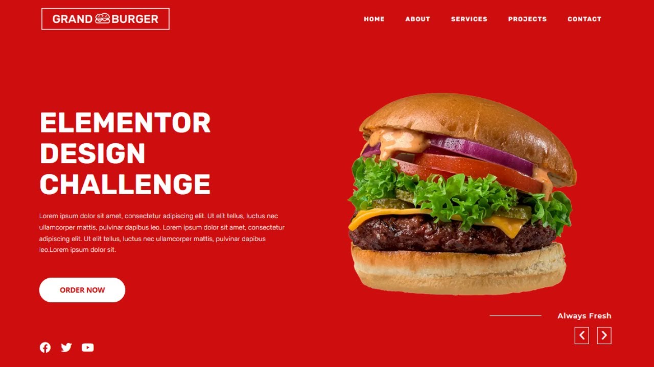 Раздел «Разработка крутого героя» — Elementor Design Challenge | советы и рекомендации по Elementor