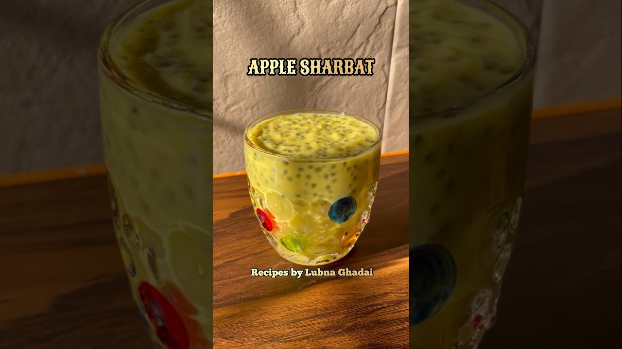 Try this easy APPLE SHARBAT this Ramadan | Apple sharbat | Mahim waala apple sharbat #sharbat