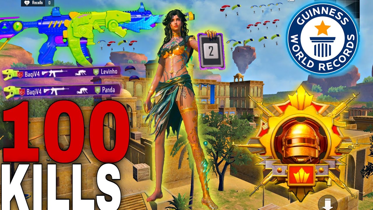 100 KILLS! 🔥NEW MODE NEW RECORD 😱BEST LOOT GAMEPLAY 😍WITH NEW SET PUBG MOBILE-BGMI