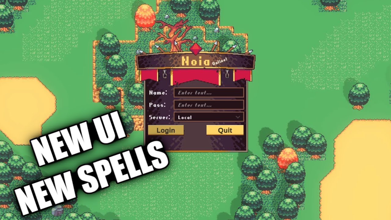 New UI Look & New Skill Mechanics : Noia MMO Devlog