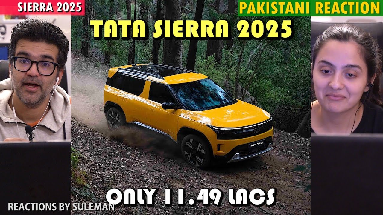 Pakistani Couple Reacts To Tata Sierra | 2025 | Escape Mediocre | Video Brochure 