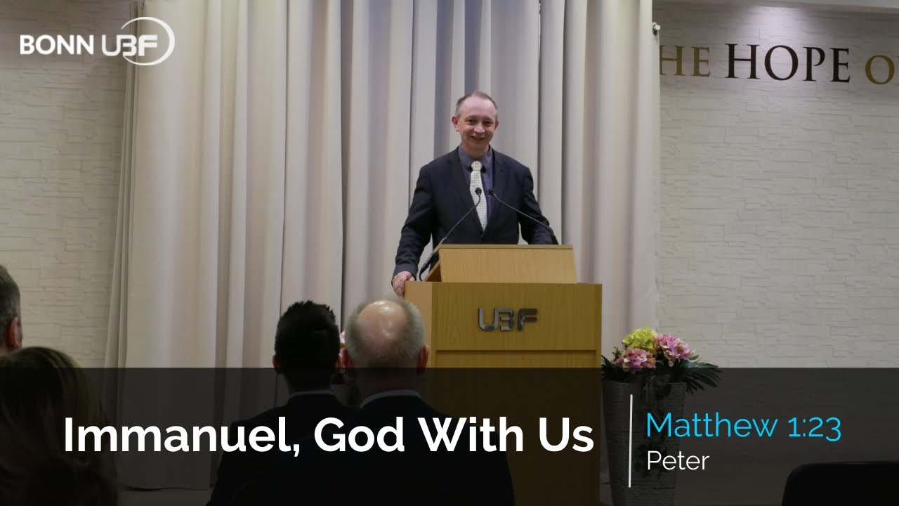 Matthew 1:23: Immanuel, God With Us | Message