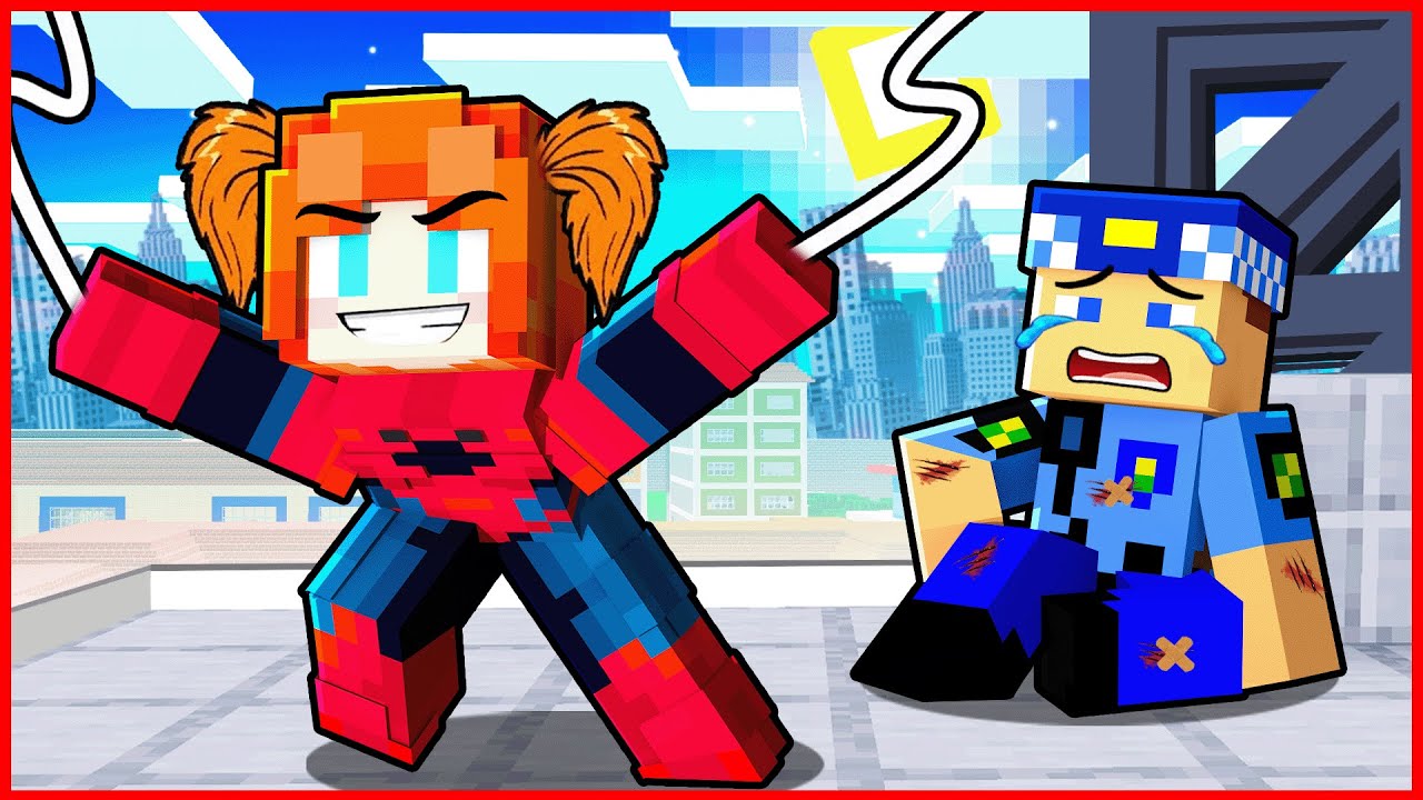 KEREM KOMİSERİN SÜPER KIZI AİLESİNİ KORUDU! 😂 - Minecraft
