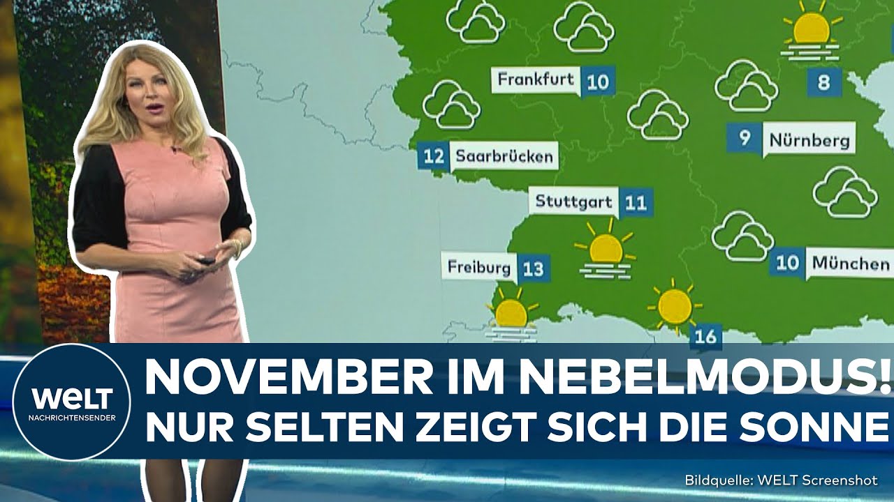 NOVEMBERWETTER IN DEUTSCHLAND: Dichter Nebel und eisige Kälte haben das Land fest im Griff