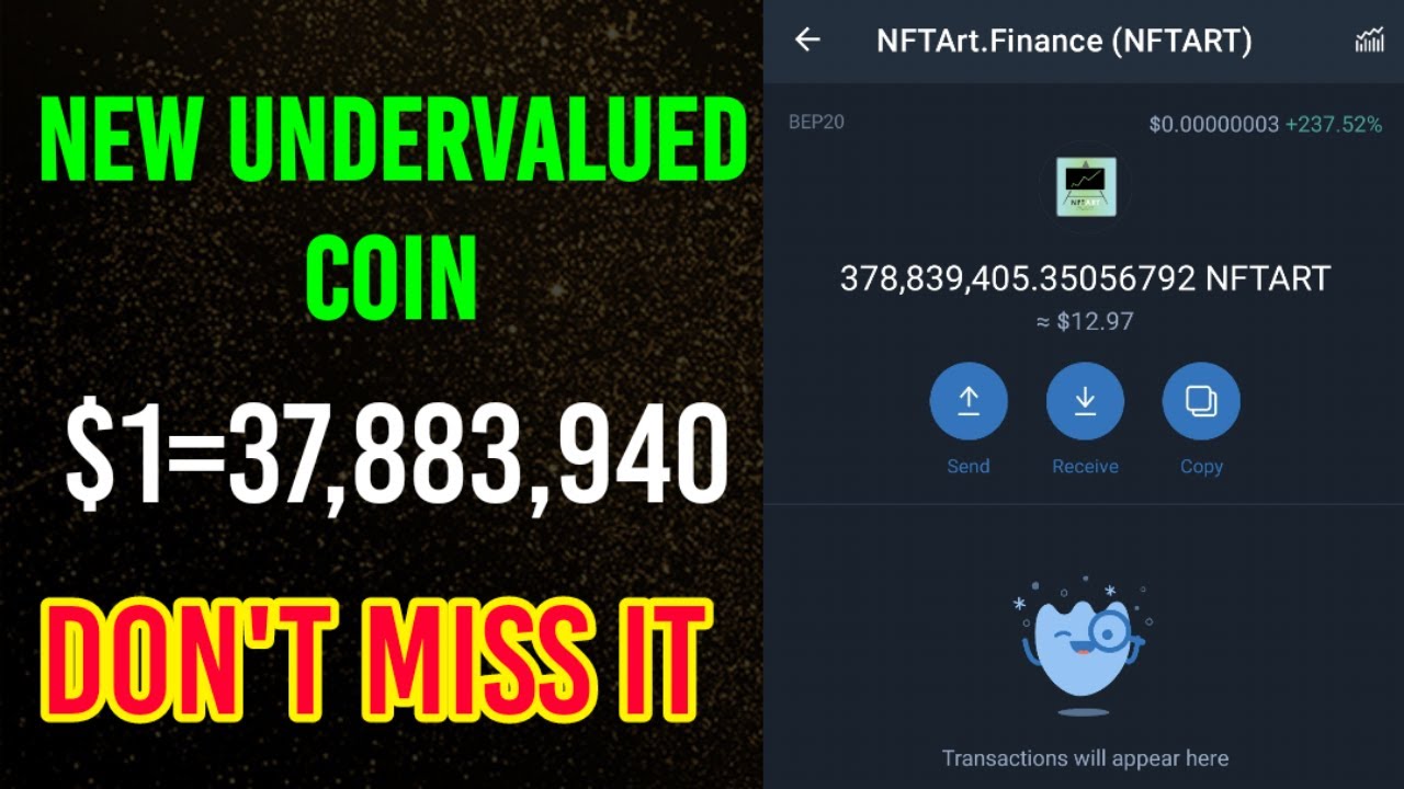 How to buy NFTART Coin, New undervalued coin.