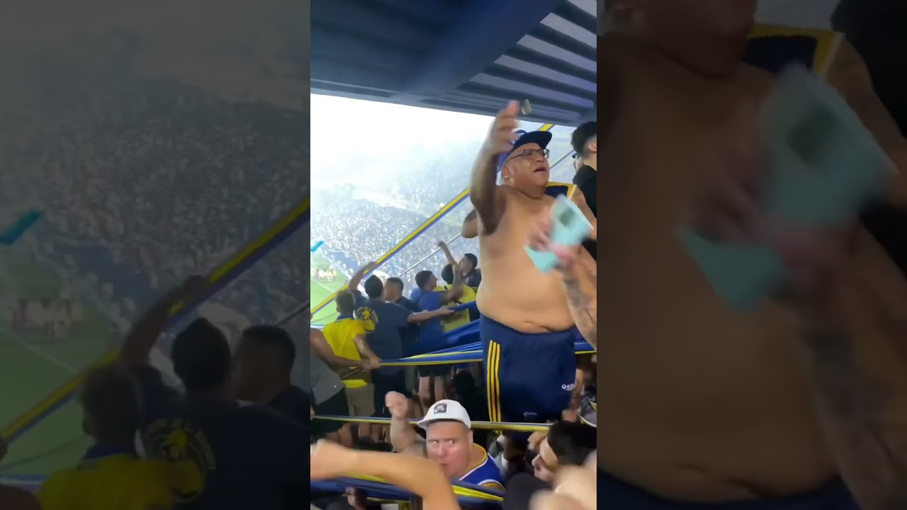 Boca Juniors fans on fire #argentina #bocajuniors #football