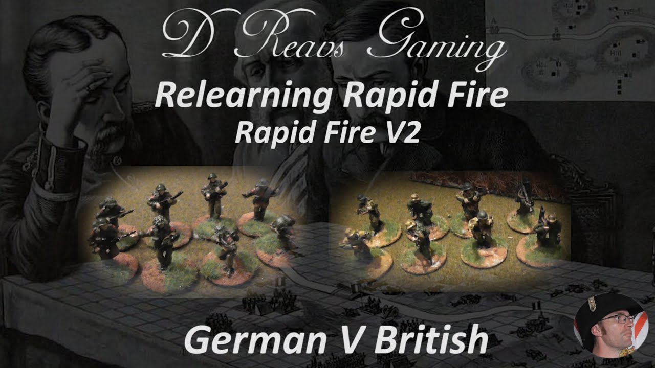 Rapid Fire Rules | German V British | 20mm | Remind and Revise | Wargaming 35