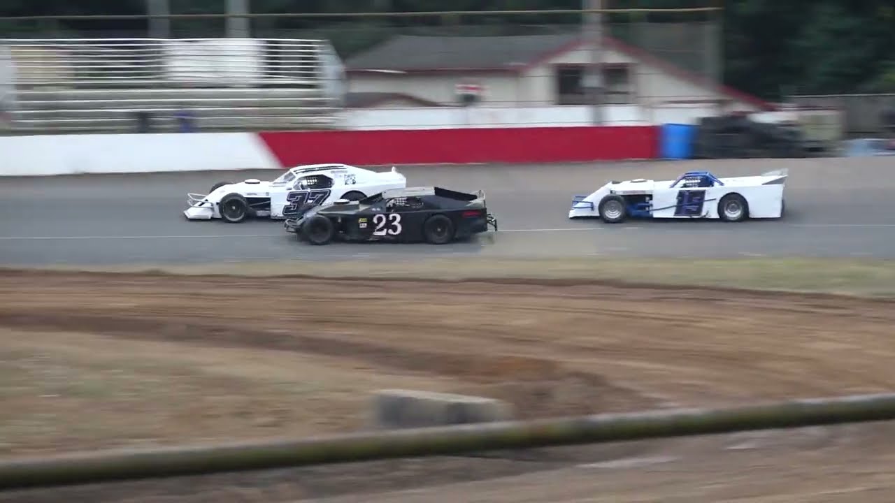 Redwood Acres Raceway 8-16-25 Limited Modified Heat Race
