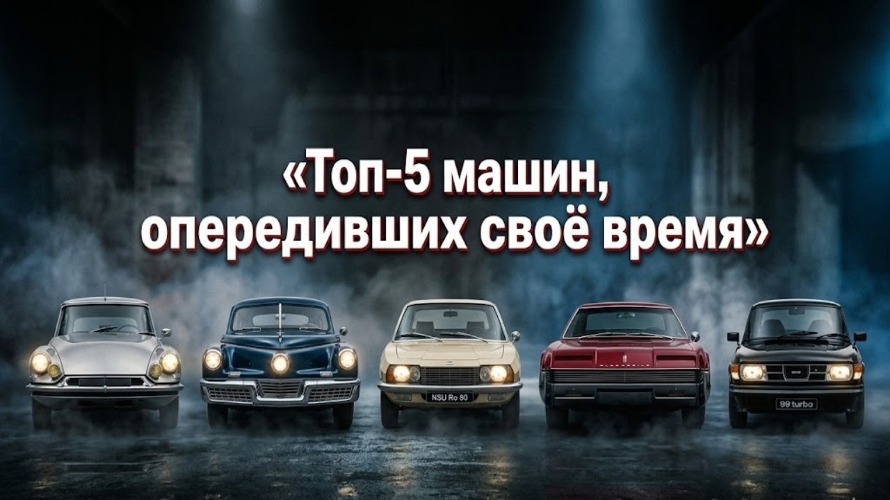 Топ-5 автомобилей из будущего, которых не оценили современники