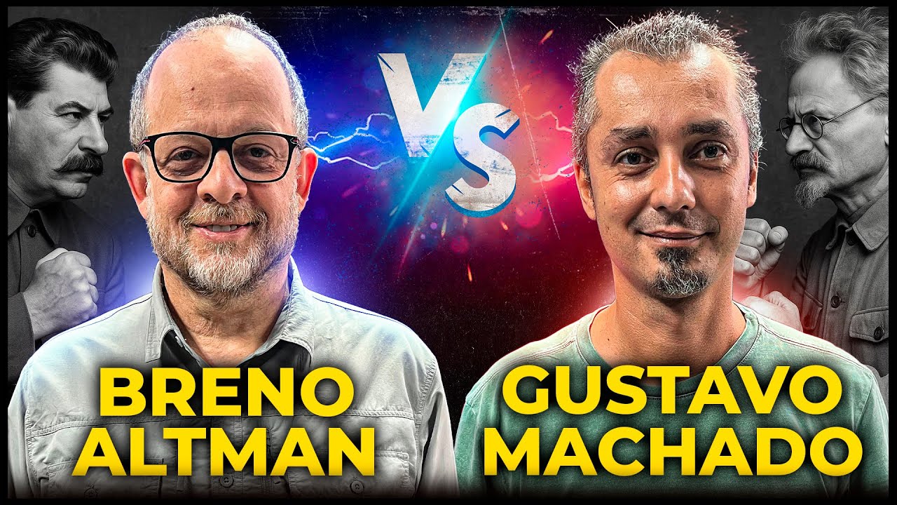 BRENO ALTMAN vs GUSTAVO MACHADO - STALIN vs TROTSKY - PODCAST 3 IRMÃOS #809