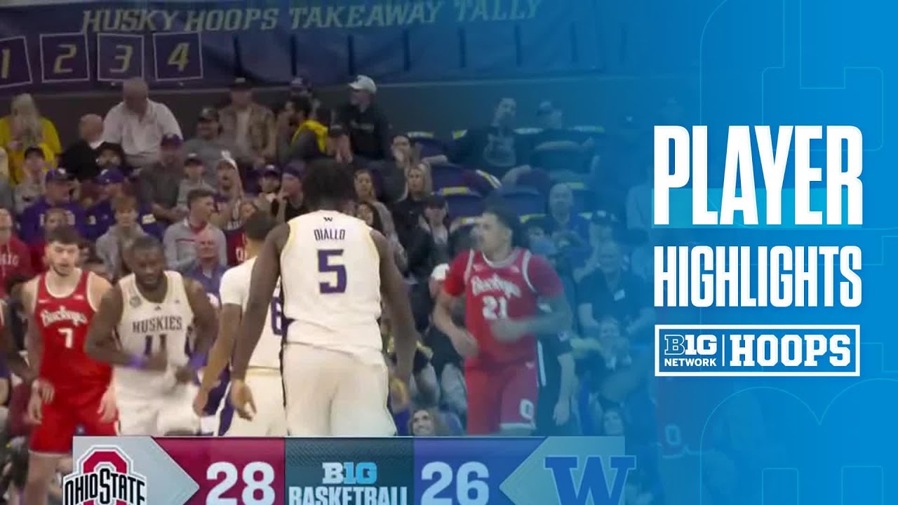 Zoom Diallo Highlights vs. Ohio State | Washington Basketball | 01/11/2026