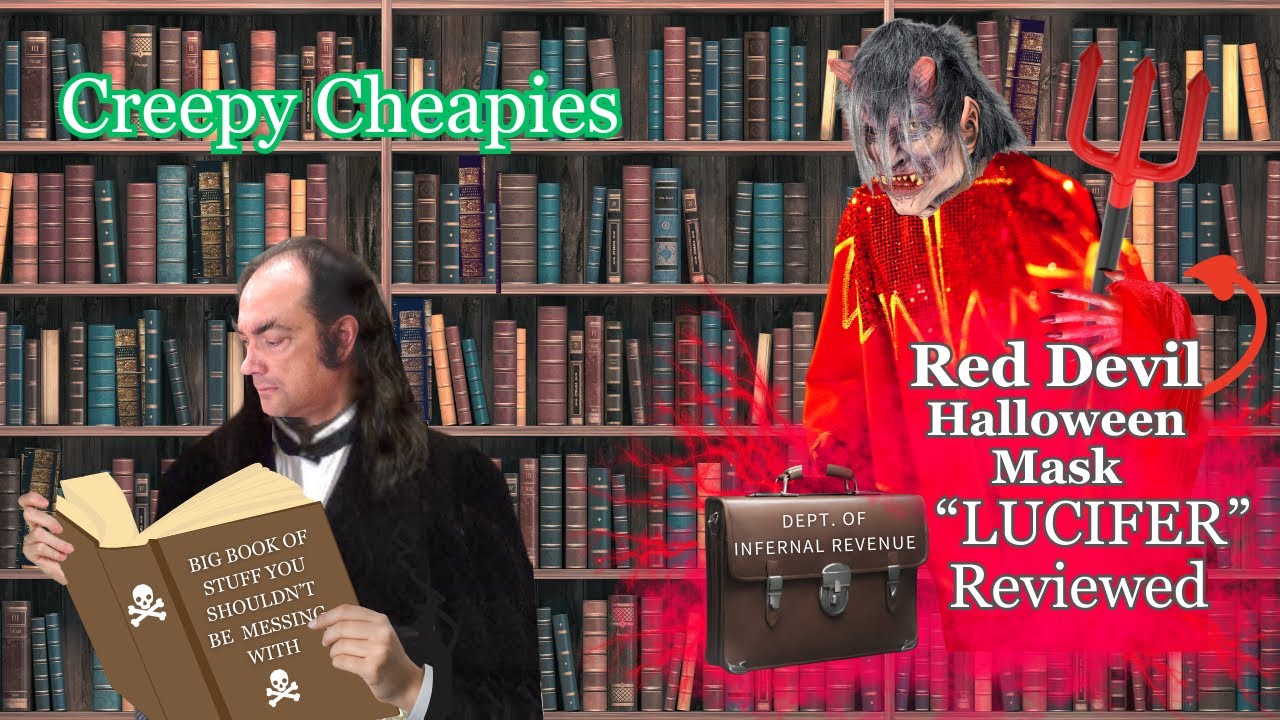 Creepy Cheapies Mask Review: Lucifer by Zagone Studios