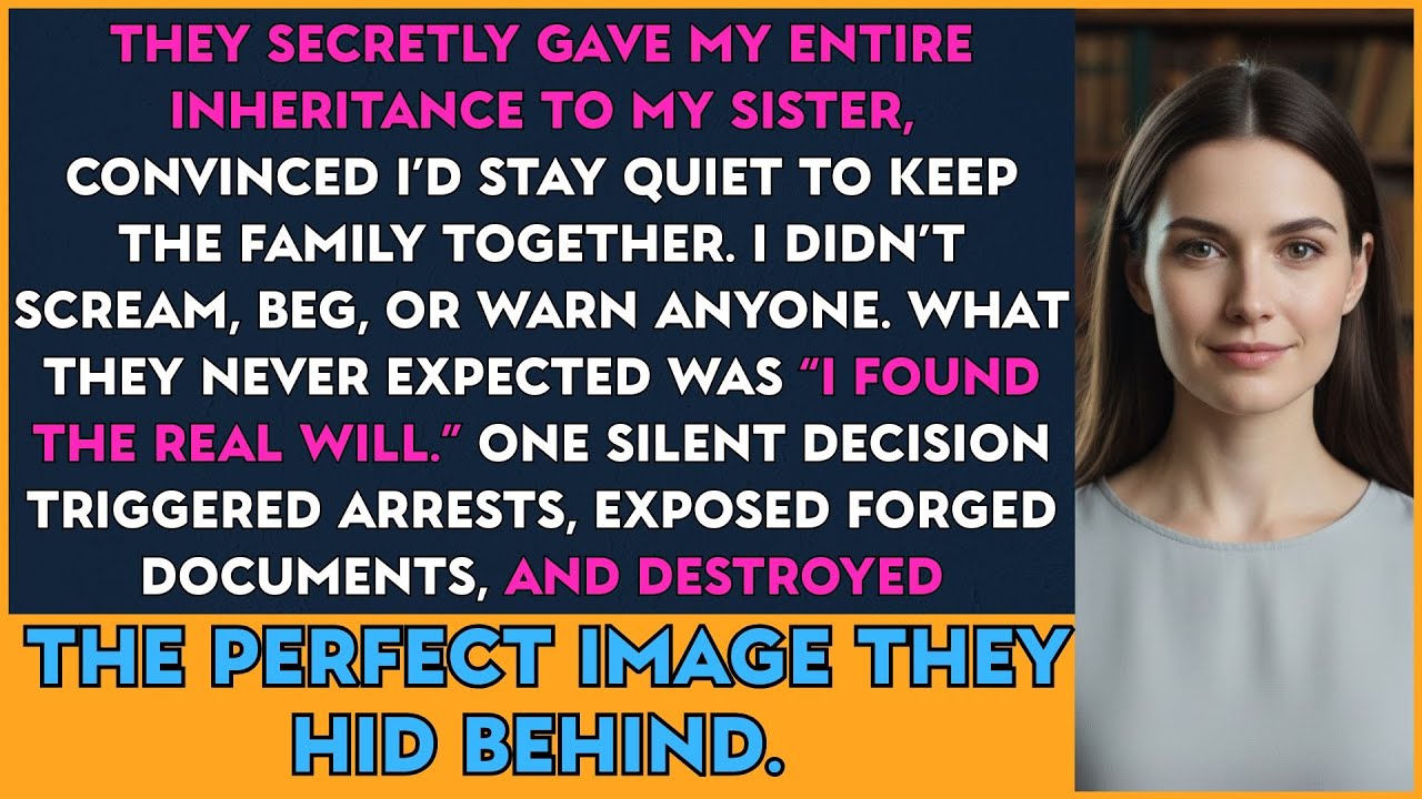 They Gave My Inheritance To My Sister, Thinking I’d Stay Quiet — I Didn’t