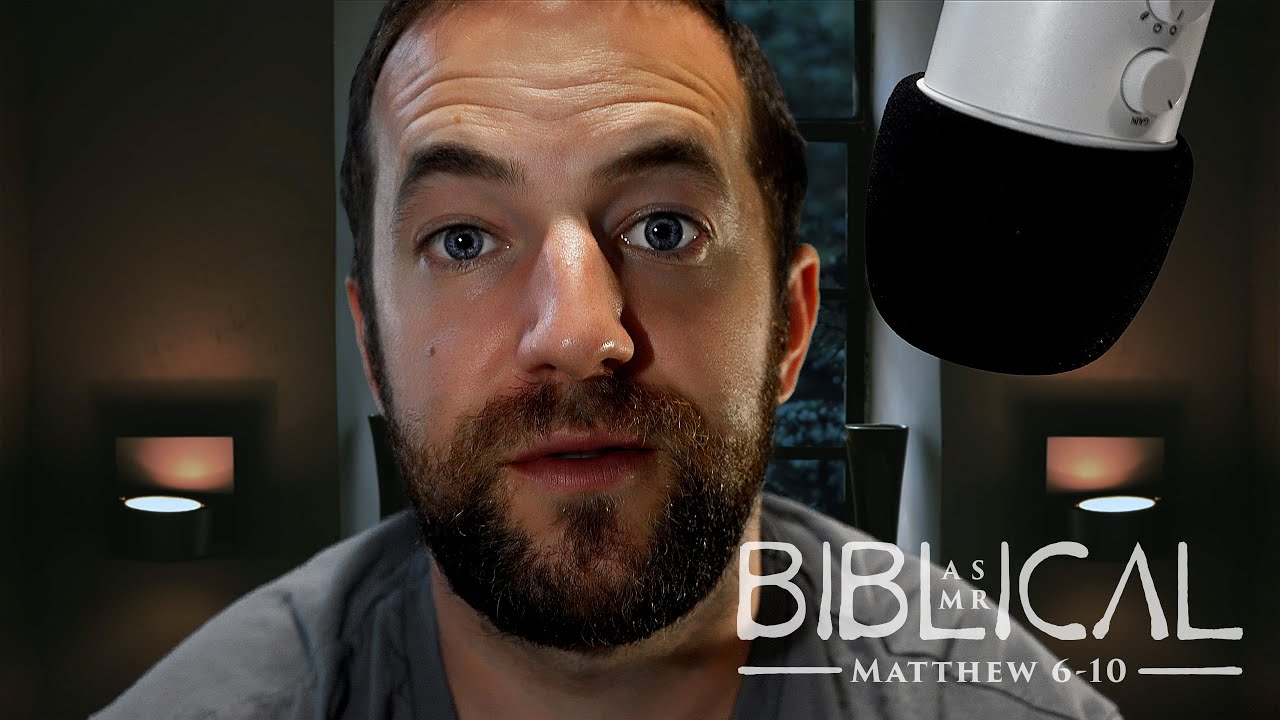 Biblical ASMR Matthew 6-10 Whispered Reading for Sleep with Lake Wind Ambience Sounds [4K]