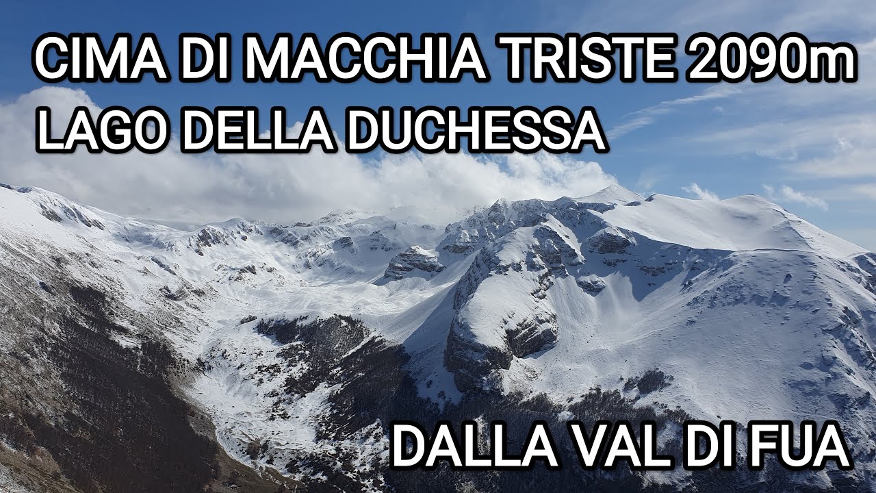 Lago della Duchessa & Cima di Macchia Triste 2090m dalla Val di Fua