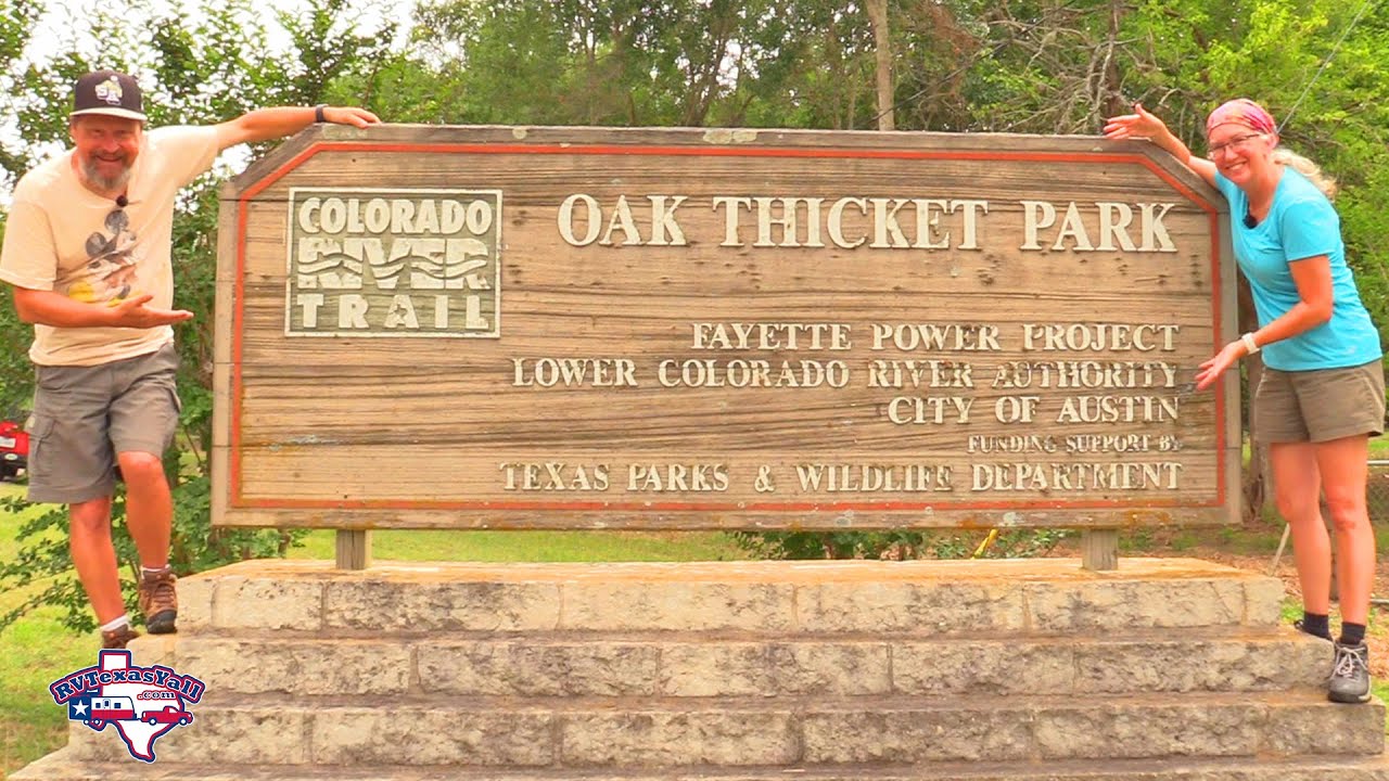 Rustic Camping Amongst the Trees: Oak Thicket Park on Lake Fayette, Texas
