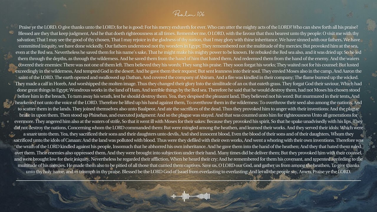 🌿 Psalm 106 | Grace to Your People | Bible Scripture Song CCM · Shuli Bible