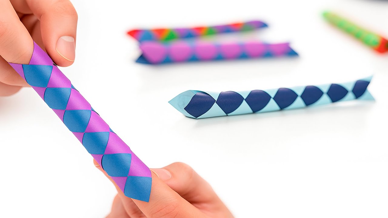 How to make a CHINESE FINGER TRAP!
