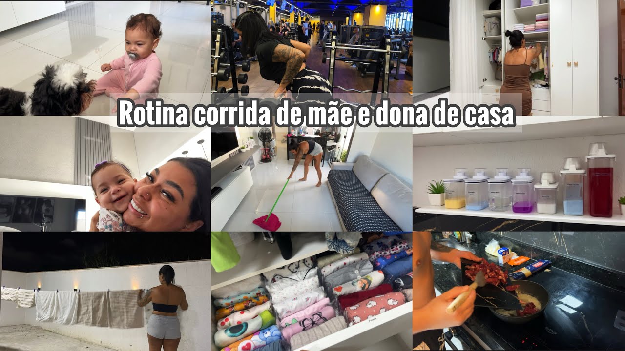 VLOGÃO| Academia| ROTINA DE MÃE E DONA DE CASA| dia de organização| lavei roupa + Jantinha ✨