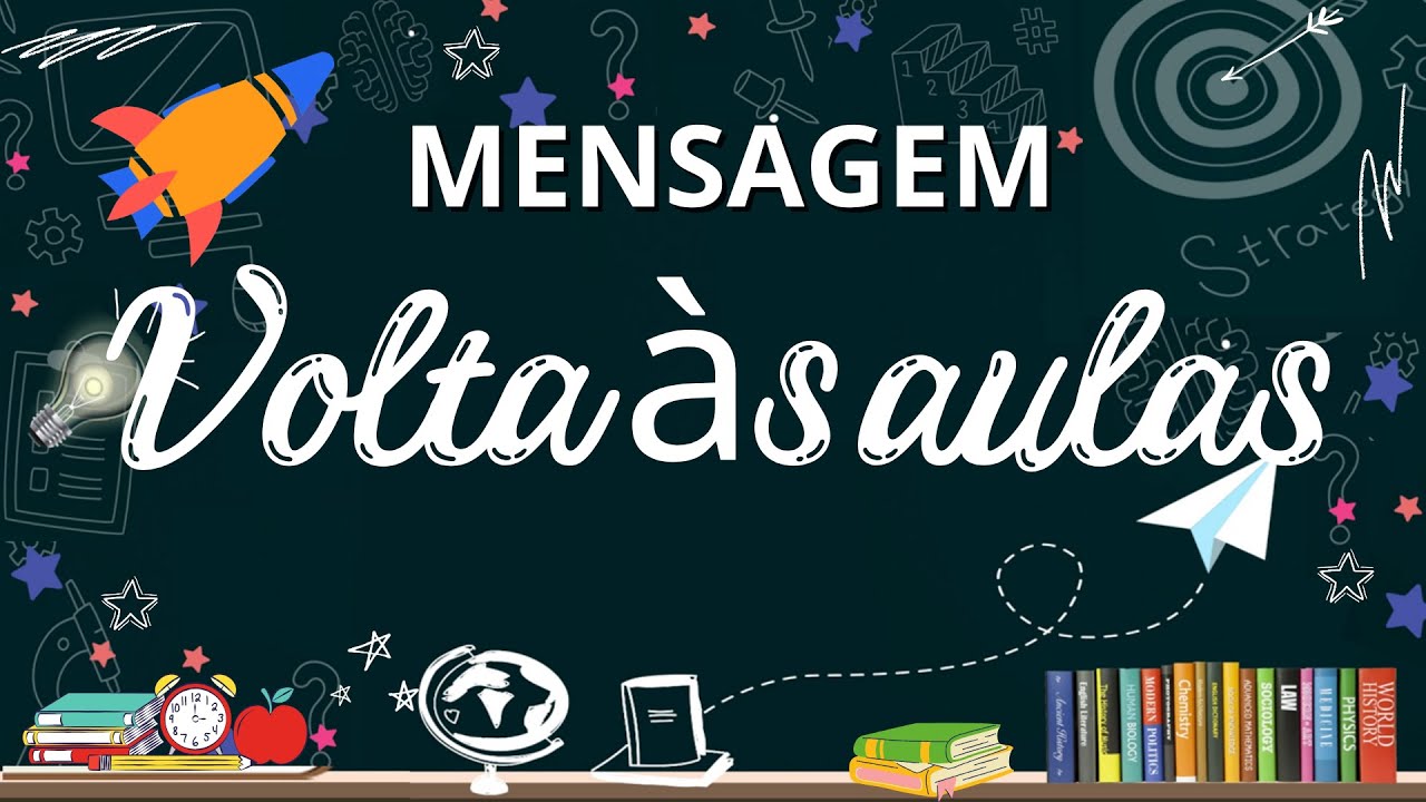 VOLTA ÀS AULAS | Linda mensagem de INCENTIVO aos ALUNOS