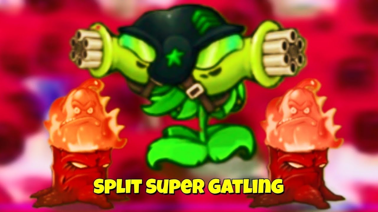 PVZ Fusion 3.2.1 🔫 Split Super Gatling ⚡ Xạ Thủ Máy Bắn 360 Độ #pvzfusion