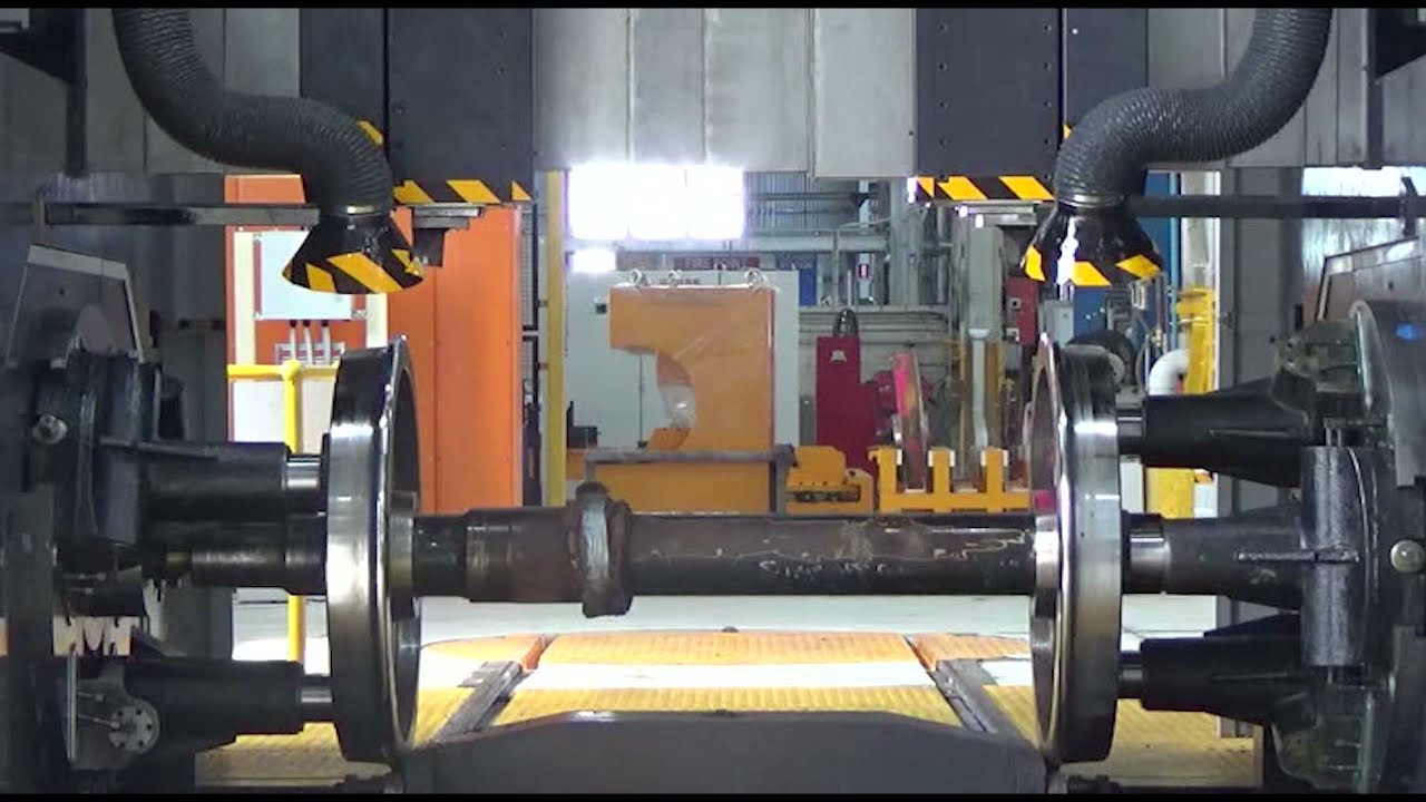 High Speed CNC Portal wheel lathe Customer application case Australia / www.maxpluspro.com