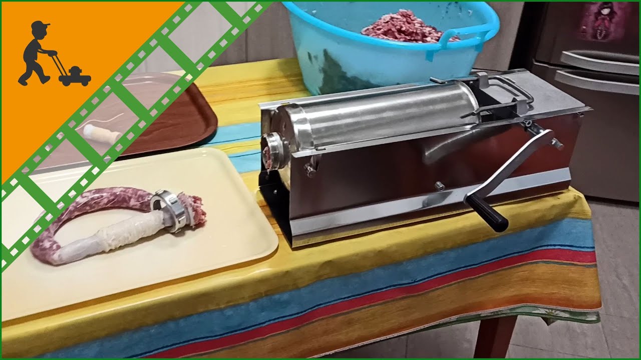Insaccatrice manuale da tavolo INOX Palumbo Pavi da 5 Kg: come fare gli insaccati velocemente
