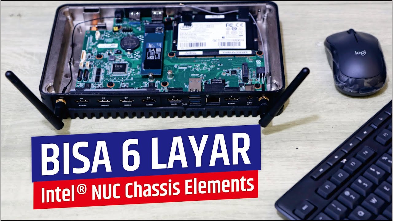 @272 MINI PC ini bisa 6 LAYAR loh cucok buat TRADING |  Intel® NUC Compute Element