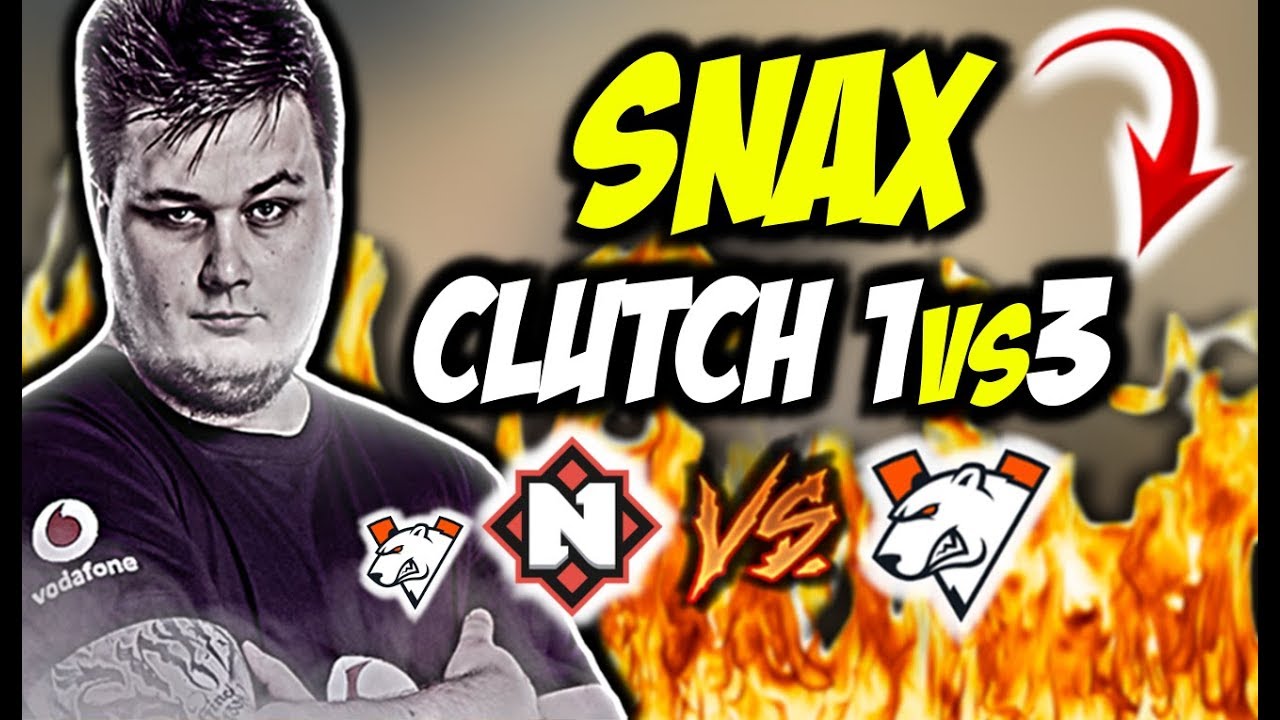 SNAX CLUTCH 1vs3!!! VIRTUS.PRO REWANŻ Z NEMIGĄ O WYJŚCIE Z GRUPY - CSGO BEST MOMENTS