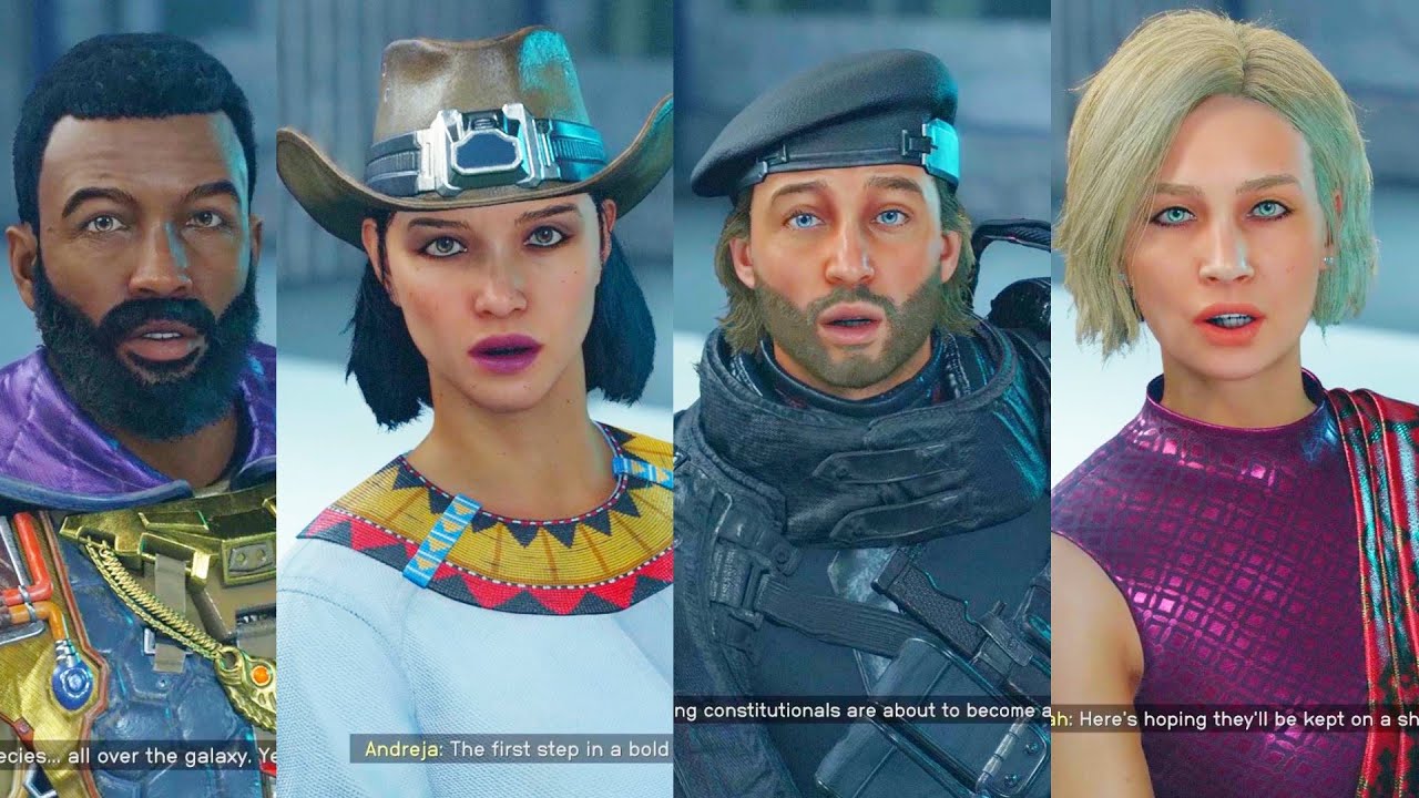 All Companions reactions on methods to deal with Terrormorphs. Starfield
