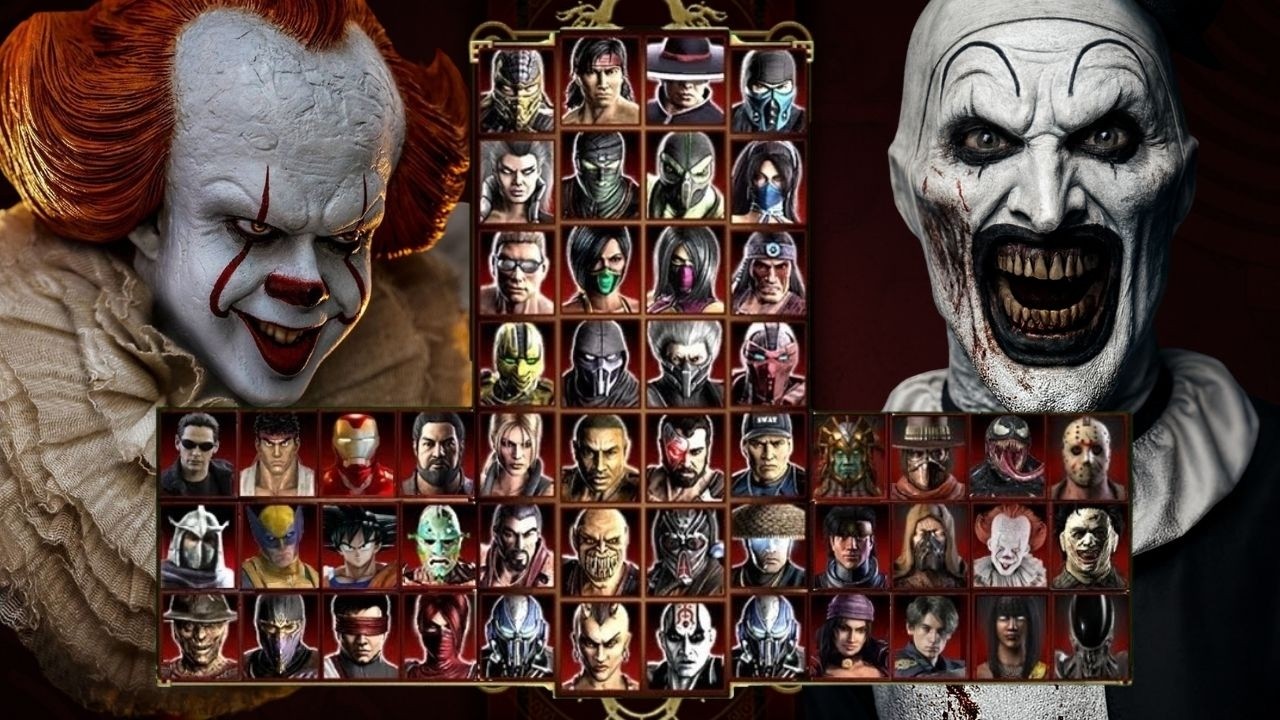 Mortal Kombat 9 - PENNYWISE & ART TERRIFIER - Expert Tag Ladder - Gameplay @(1080p) - 60ᶠᵖˢ ✔