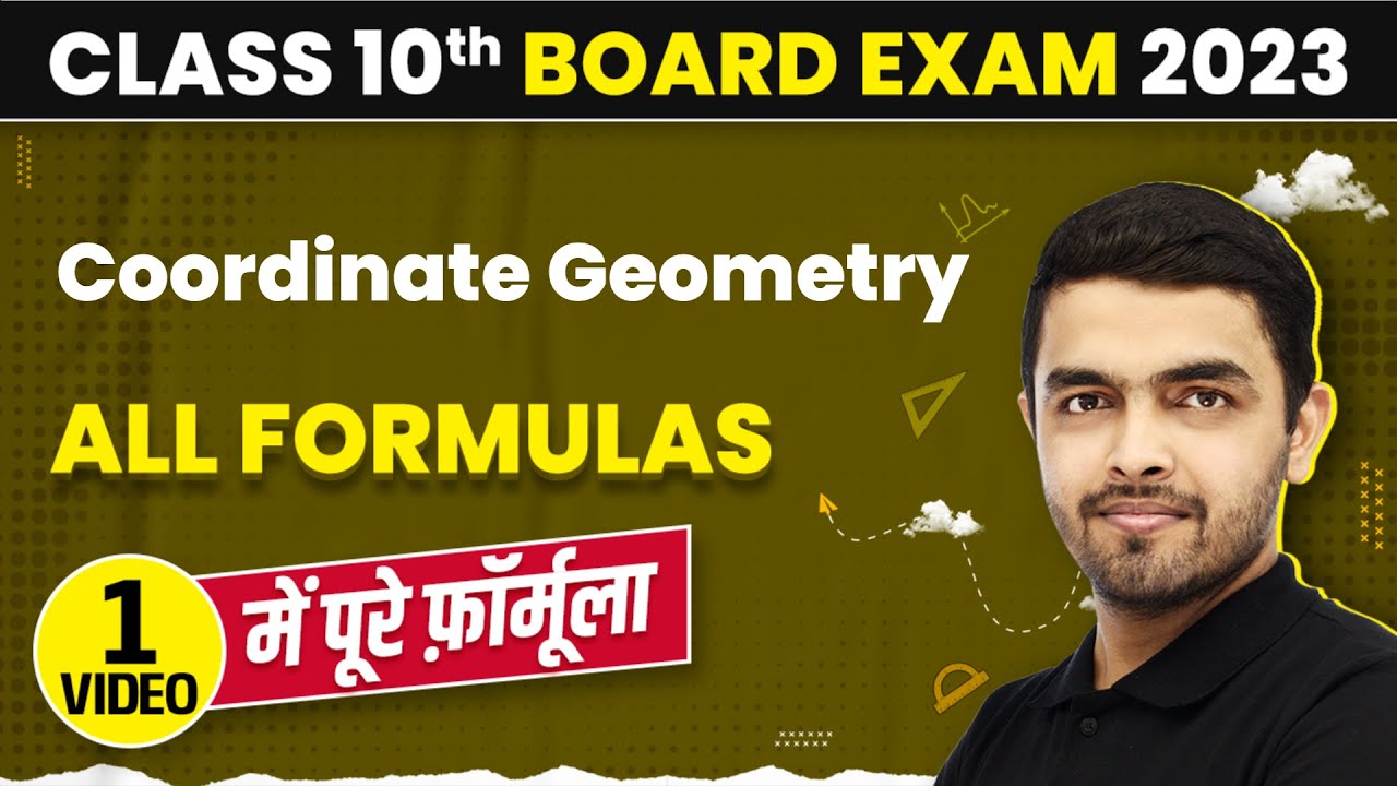 Class 10 Coordinate Geometry Formulas | Coordinate Geometry Class 10 Formulas | Board Exam 2023