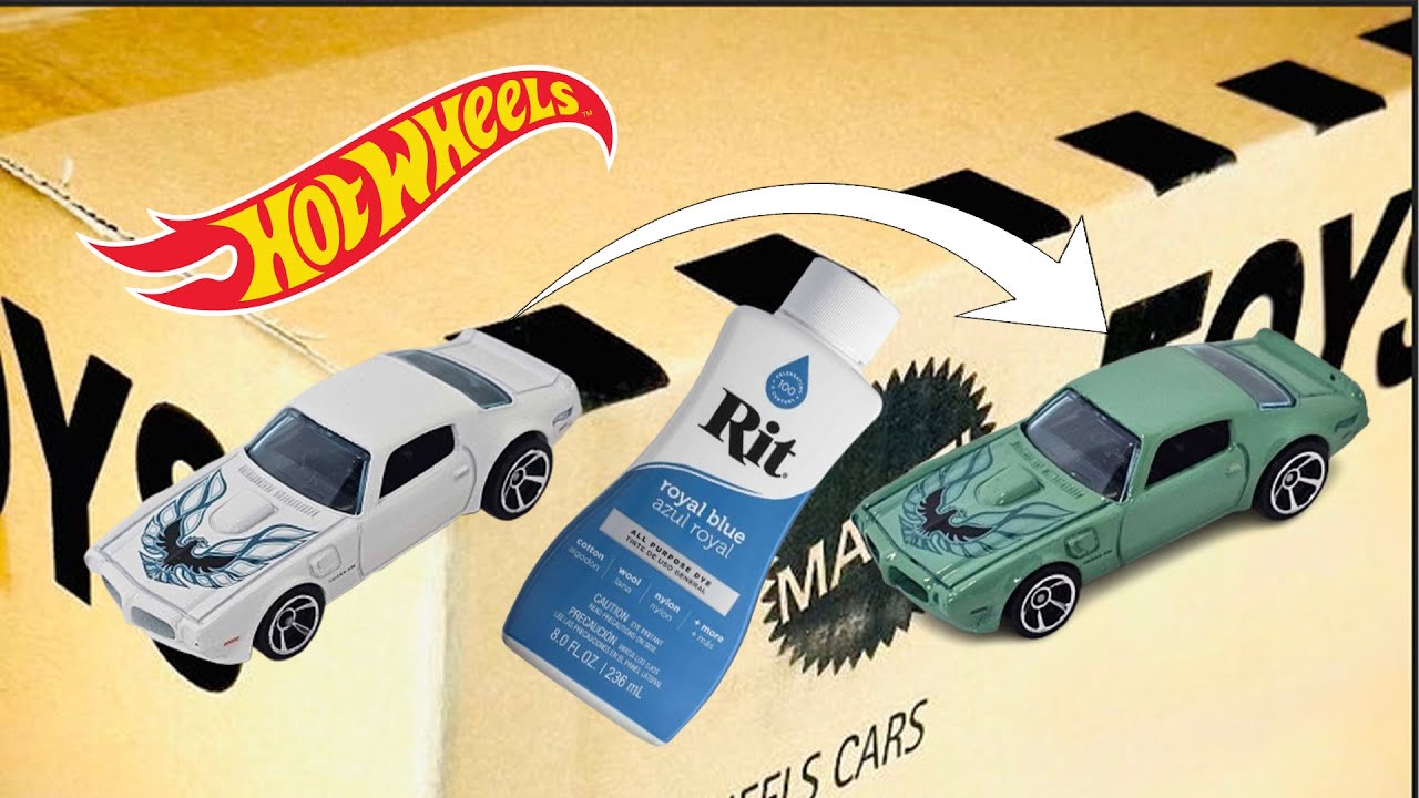 Dying HotWheels? How? RIT Dye tutorial!