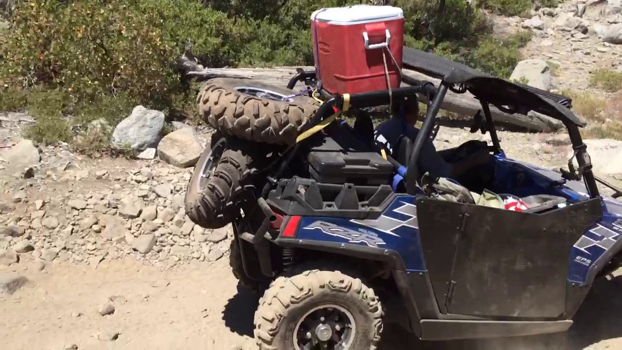 Factory UTV Skid used as a 4th Wheel & Tire