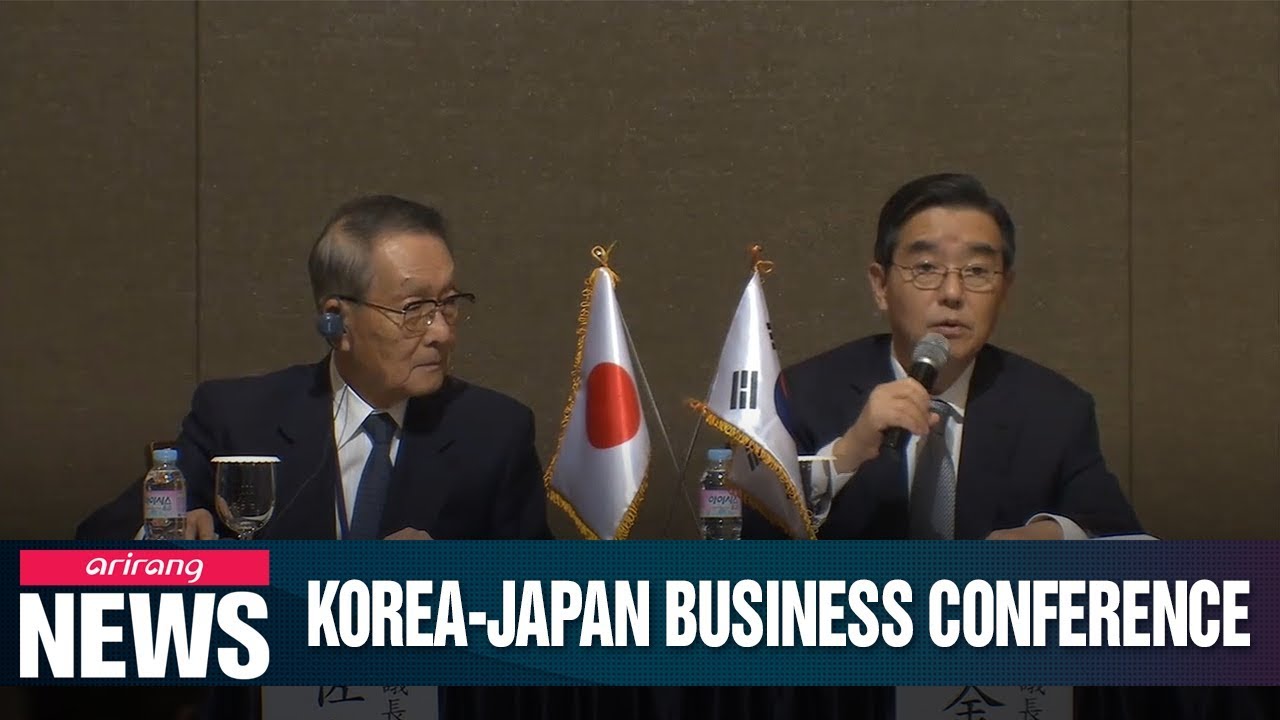 Business leaders of Korea and Japan meet in a bid to improve bilateral relations