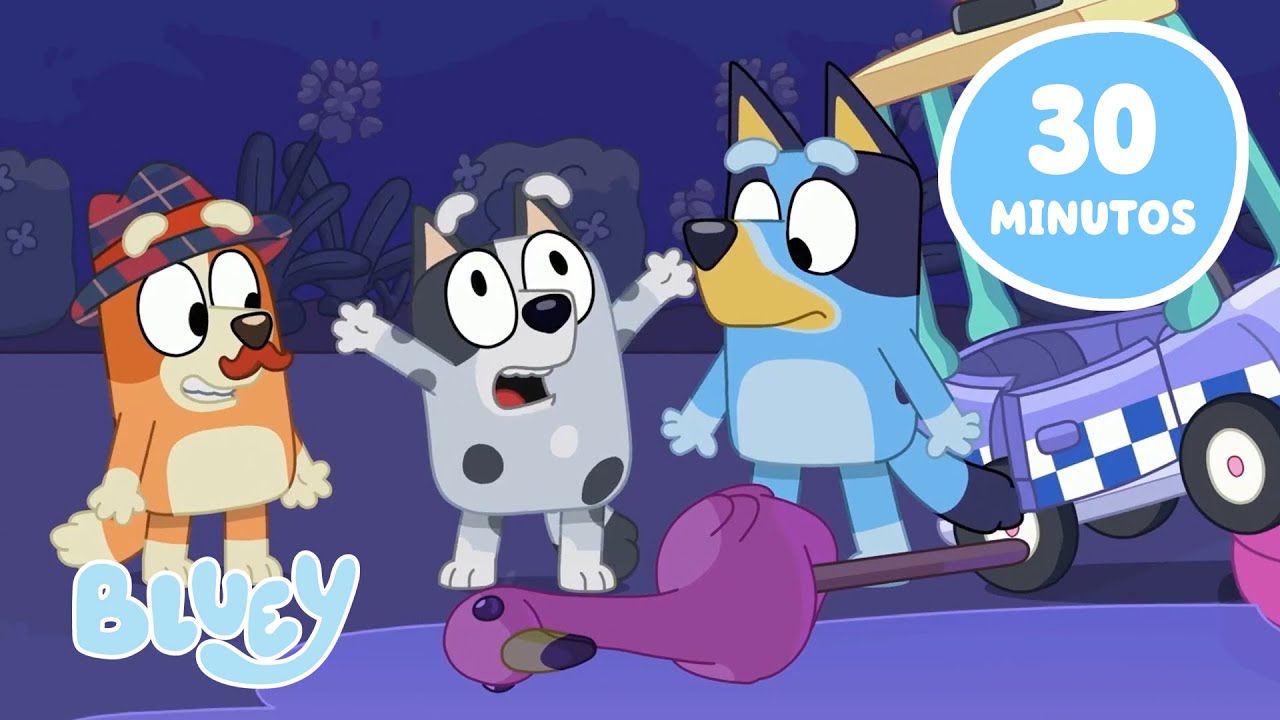 Bluey Diversão à Noite 🌟 😯 | Episódios Completos 💙 | Bluey Português Brasil Canal Oficial