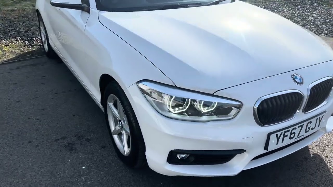 BMW 1 Series manual white