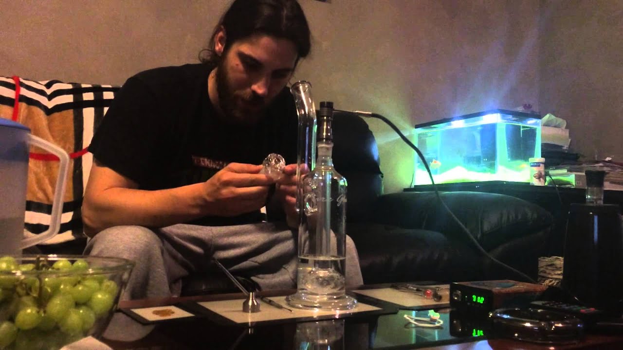 Late night dab session so tired
